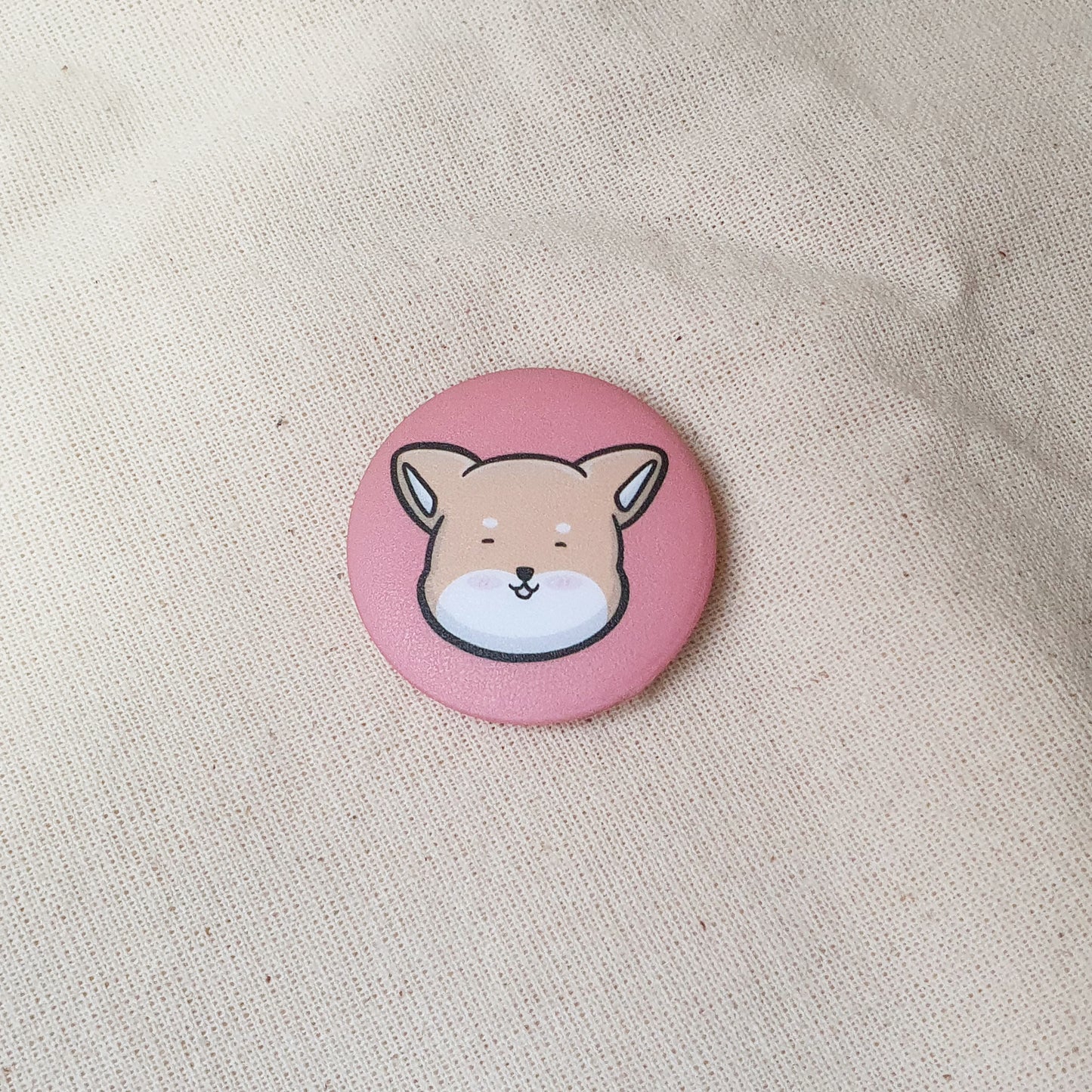 【武士汪汪】插畫商品 胸針(小)-汪汪