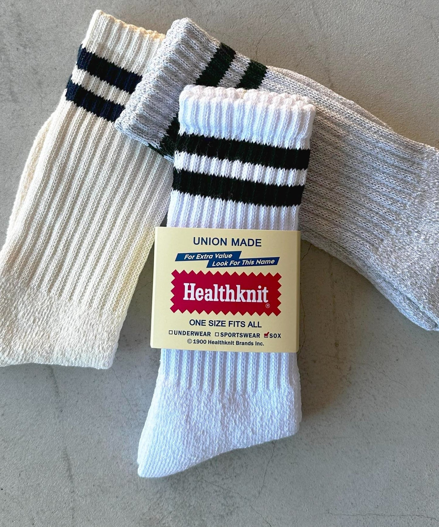 【Healthknit】3雙組 厚磅長筒襪