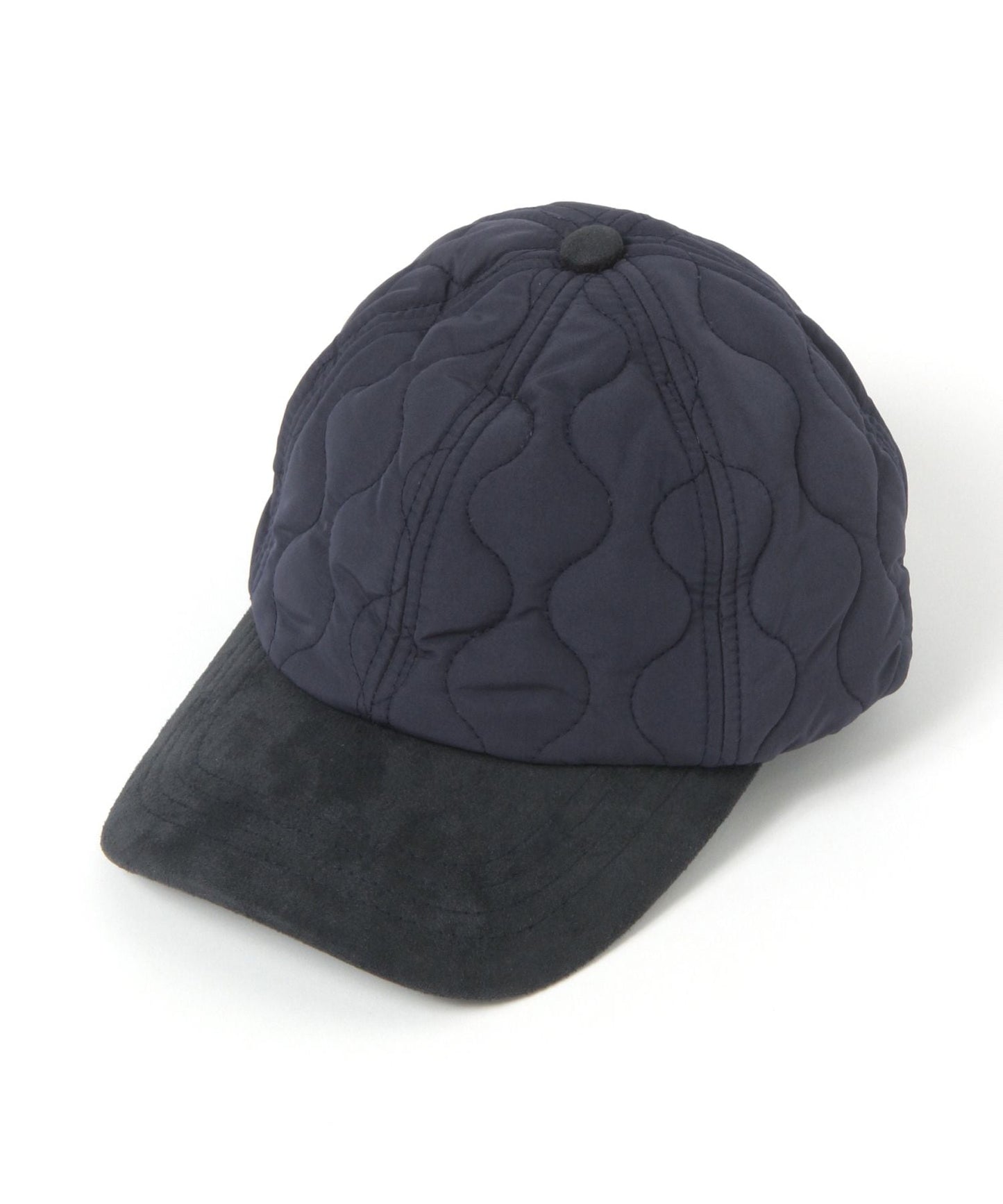 【LAKOLE】拼接紋理絎縫棒球帽