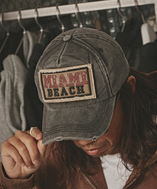 【ROOP TOKYO】ALL RUNS 復古風破壞刺繡棒球帽