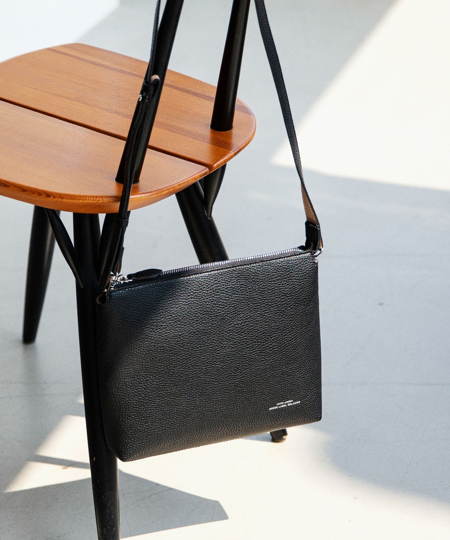 【GLR】CIBO 自然紋理PU皮革兩用肩背/手拿包