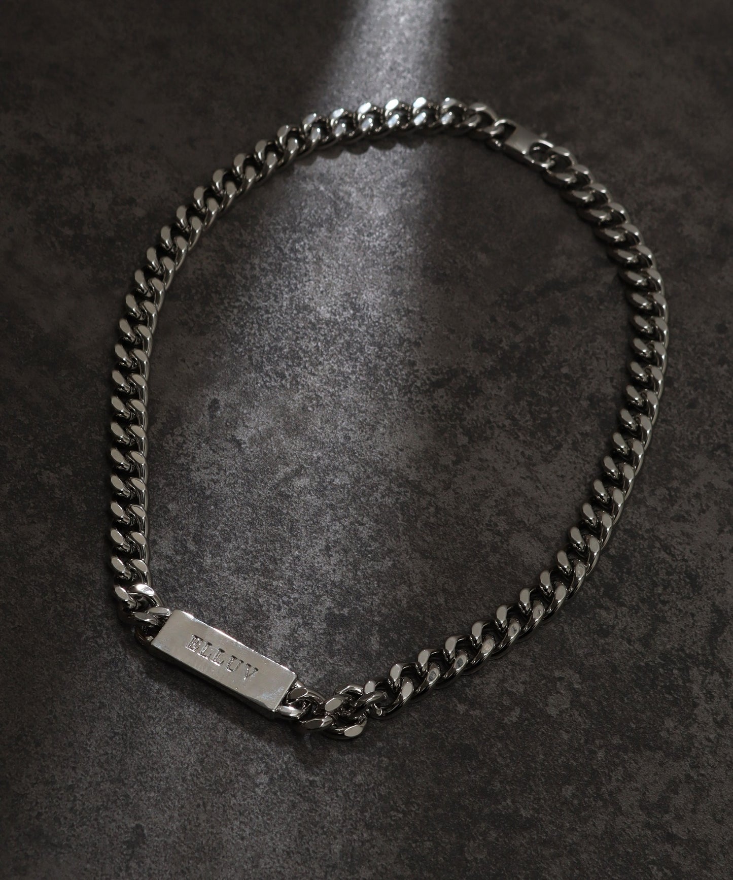 【Art re A】ELLUV LOGO刻印不鏽鋼鍊條項鍊