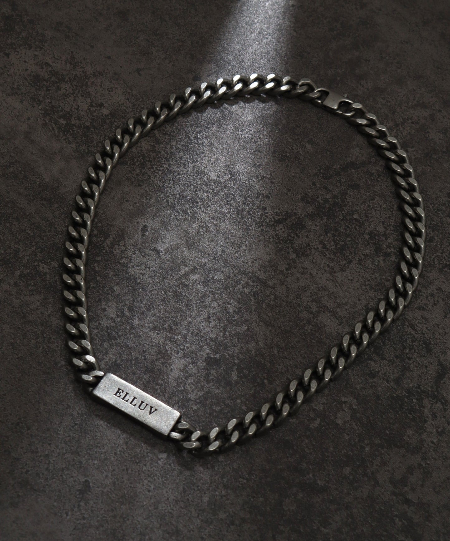 【Art re A】ELLUV LOGO刻印不鏽鋼鍊條項鍊