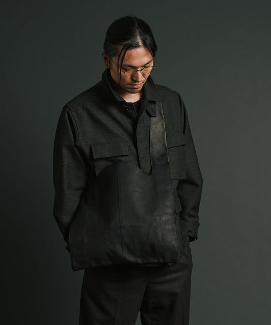 【レザーバッグ REN】HALLIE 皮革肩背包 L