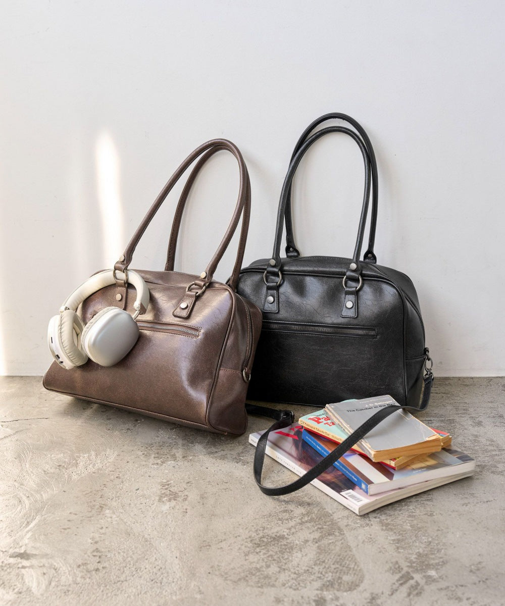 【PAGE BOY】現貨🔥 PBLIM系列 2WAY 兩用皮革波士頓包