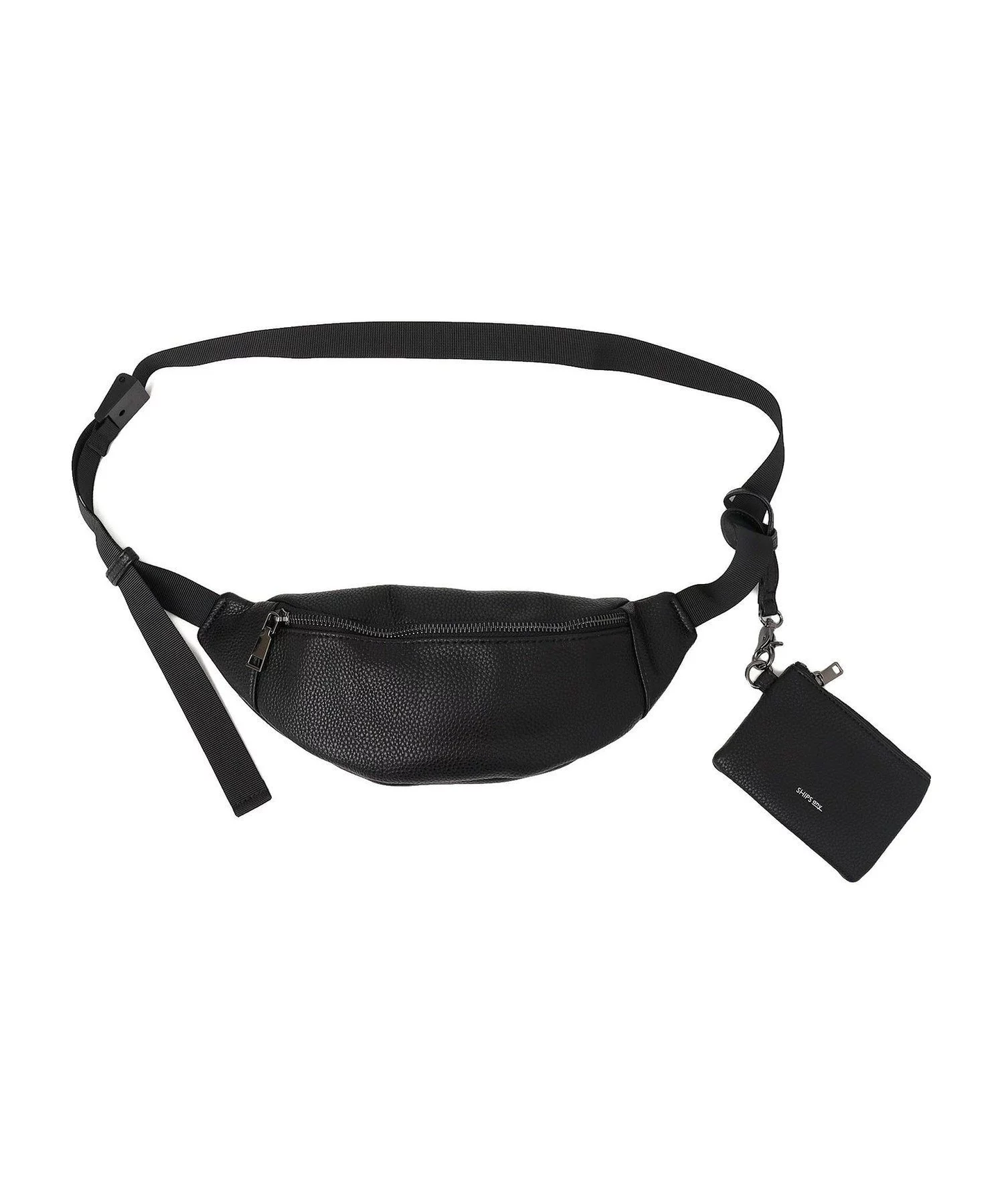 【SHIPS】SHIPS any系列 成熟質感床革胸包 腰包 斜背包(附卡片夾)