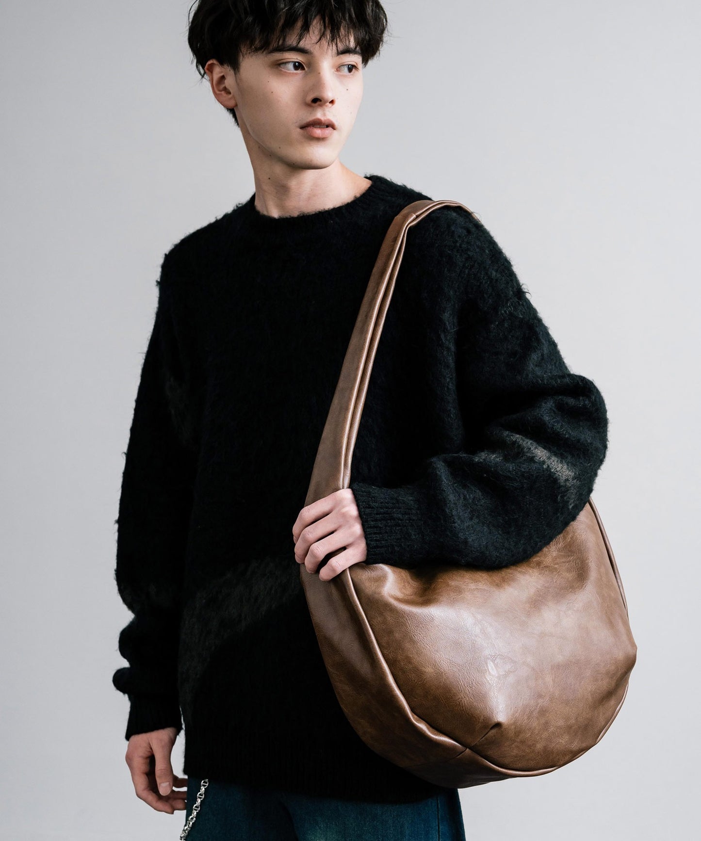 【Rocky Monroe】PU皮革大容量肩背包