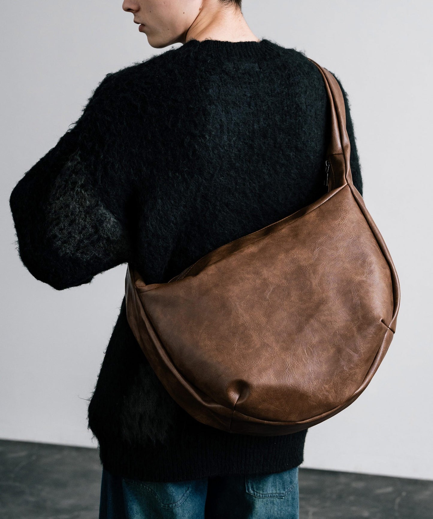 【Rocky Monroe】PU皮革大容量肩背包