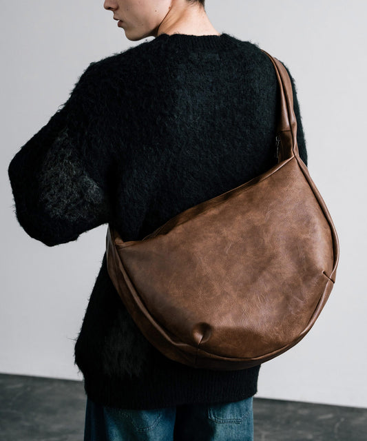 【Rocky Monroe】PU皮革大容量肩背包