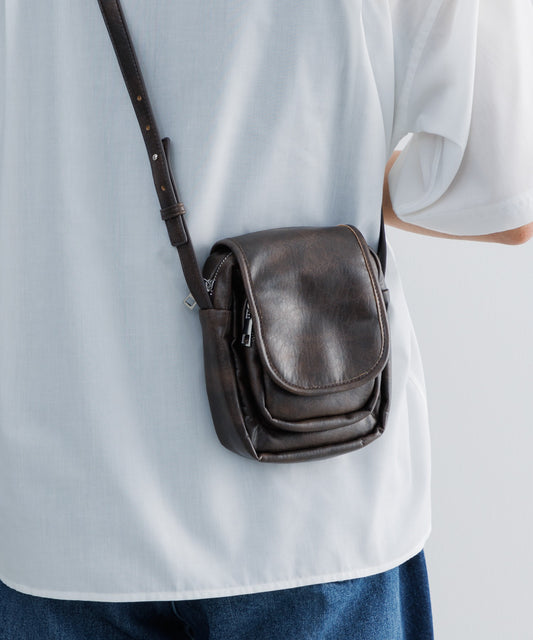 【SINSS】 極簡皮革迷你肩背包 合成皮革