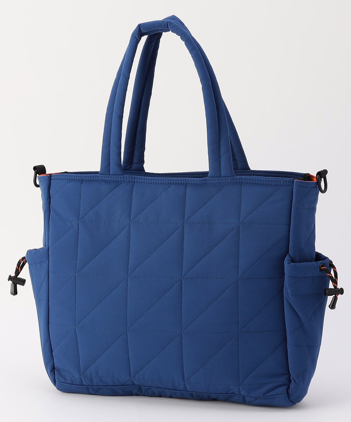 【FREAK’S STORE】KiU 方格絎縫多功能黑色托特包