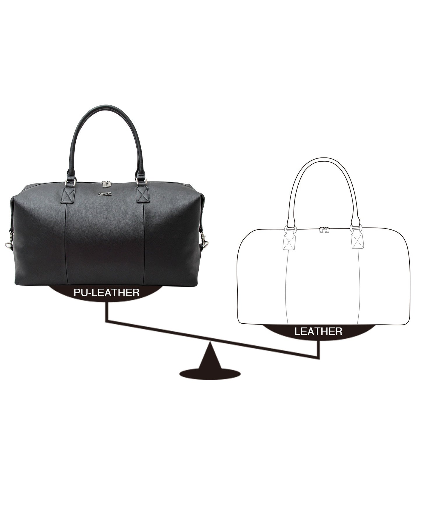 【A.M.S.】REGiSTA聯名 大容量防潑水摩洛哥皮旅行波士頓包