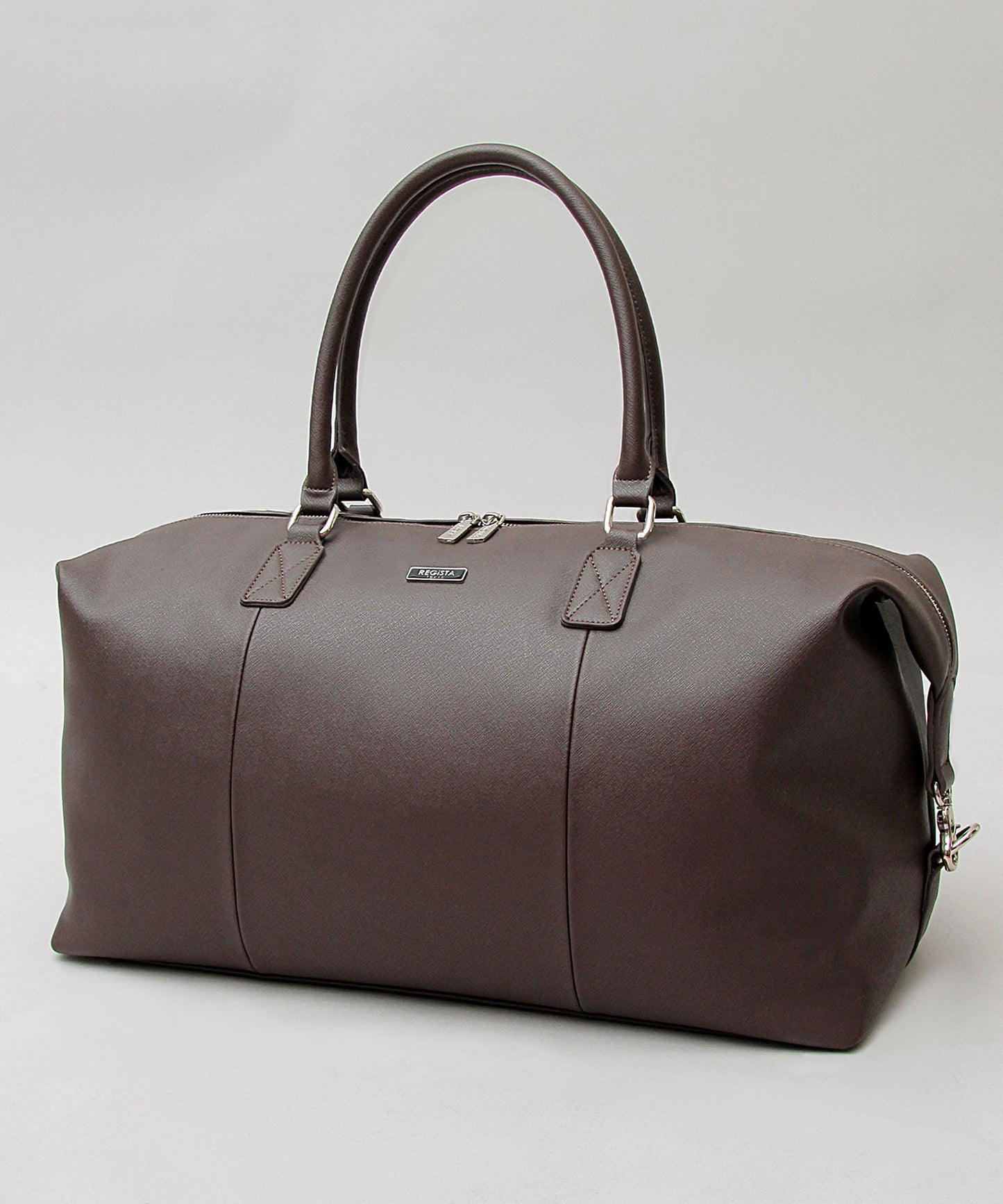 【A.M.S.】REGiSTA聯名 大容量防潑水摩洛哥皮旅行波士頓包