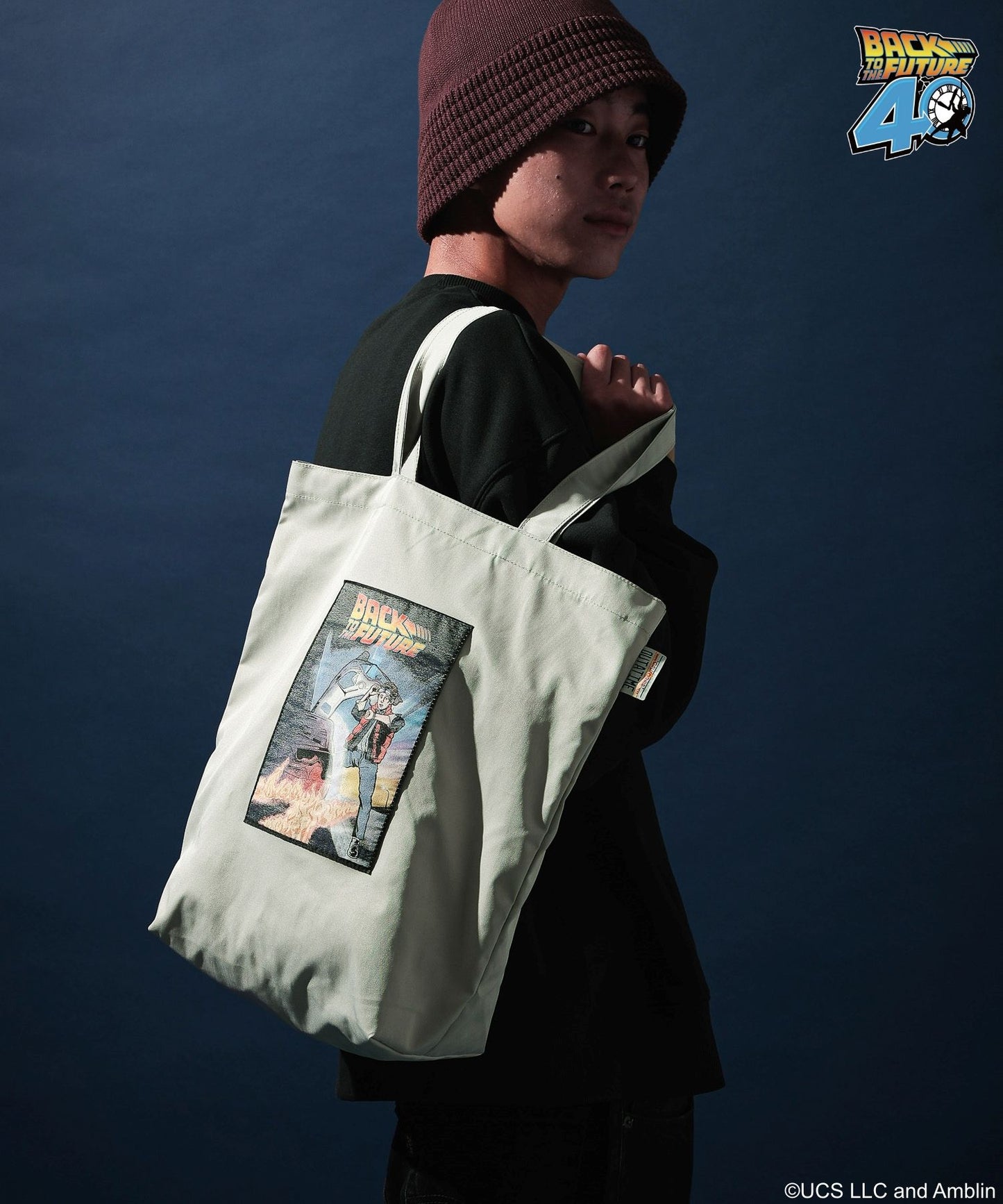 【niko and...】回到未來聯名款 插畫設計托特包