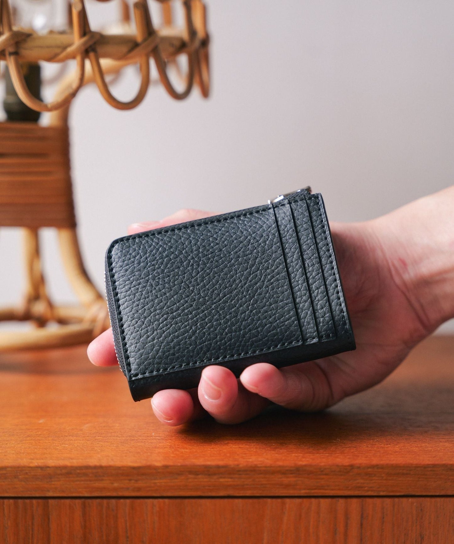 【RAGEBLUE】L型拉鍊輕薄短夾 皮夾