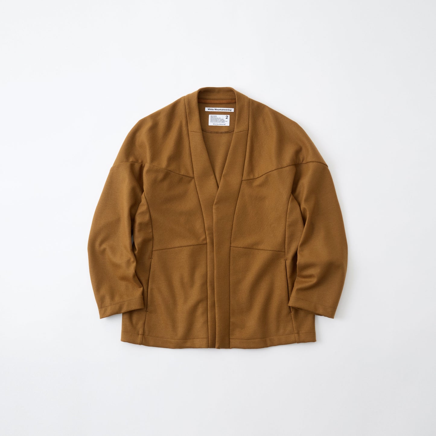 【White Mountaineering】羊毛梅爾頓開衫外套