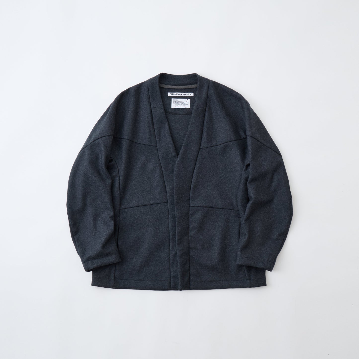 【White Mountaineering】羊毛梅爾頓開衫外套