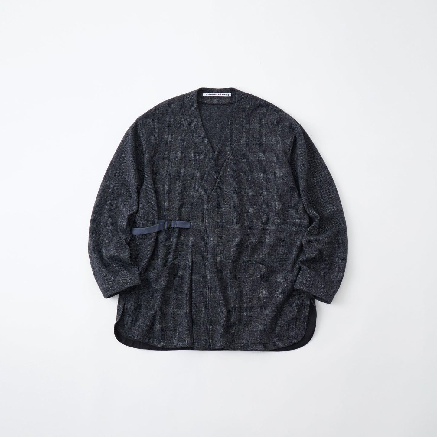 【White Mountaineering】格紋和服襯衫外套