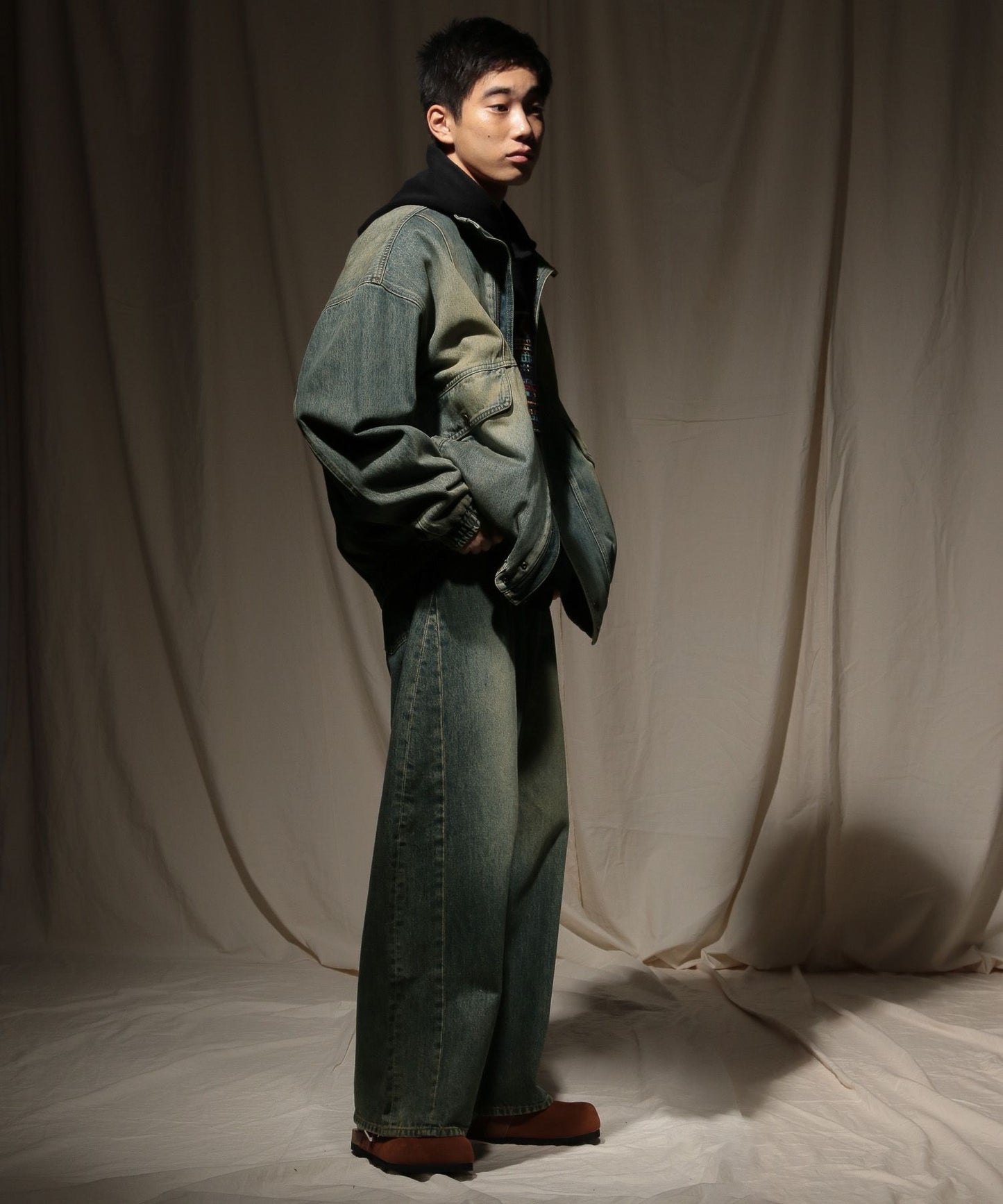 【niko and...】90年代復古丹寧夾克