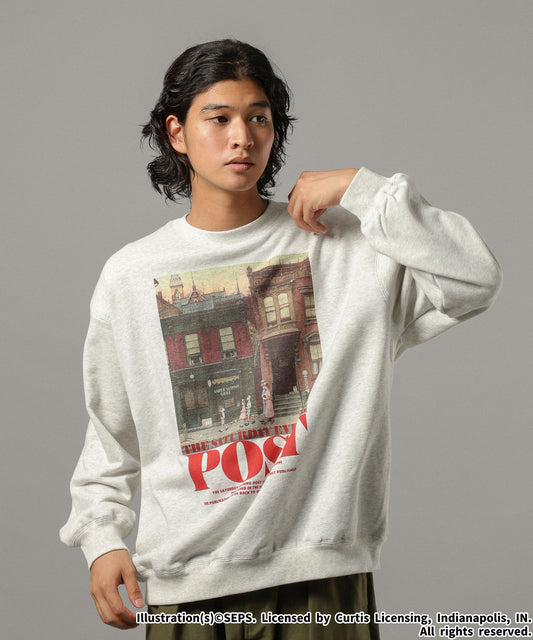 【RAGEBLUE】THE SATURDAY EVENING POST聯名印花大學T