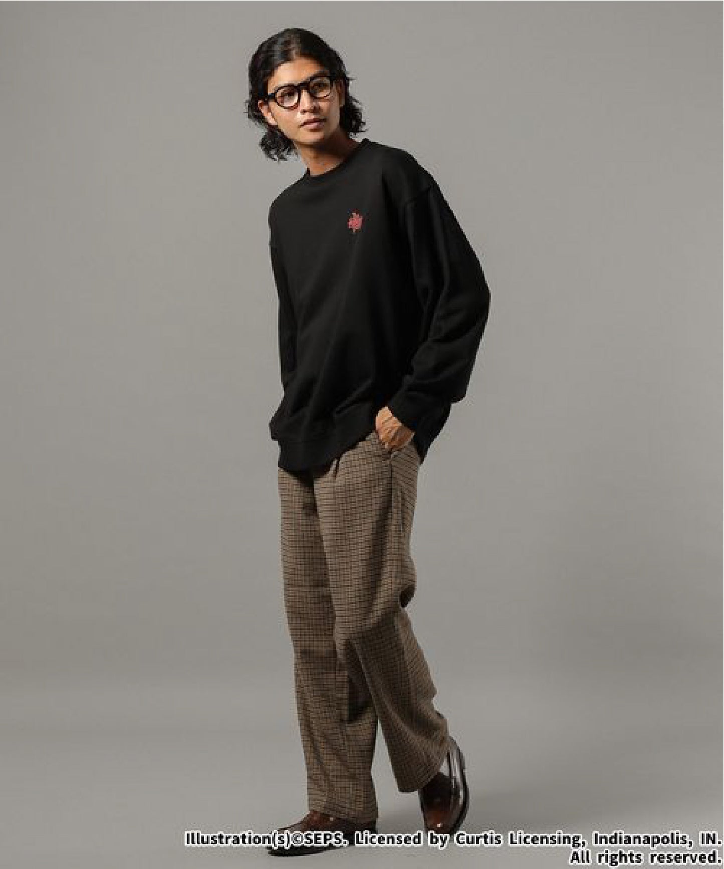 【RAGEBLUE】THE SATURDAY EVENING POST聯名印花大學T