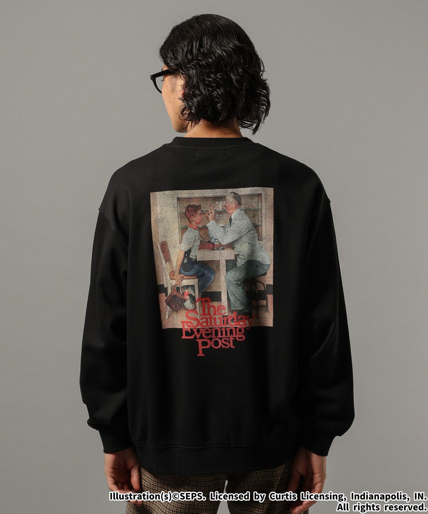 【RAGEBLUE】THE SATURDAY EVENING POST聯名印花大學T