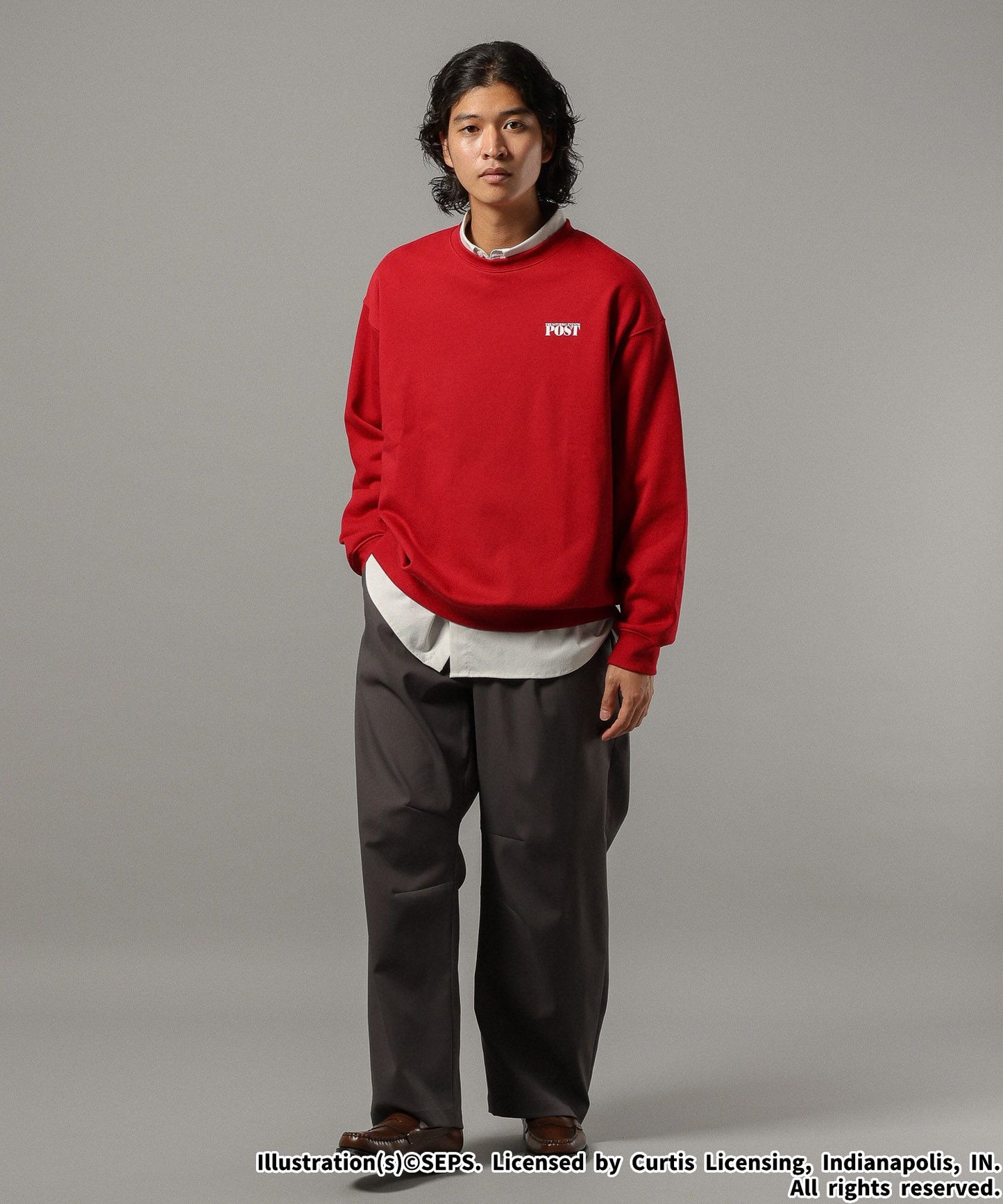 【RAGEBLUE】THE SATURDAY EVENING POST聯名印花大學T