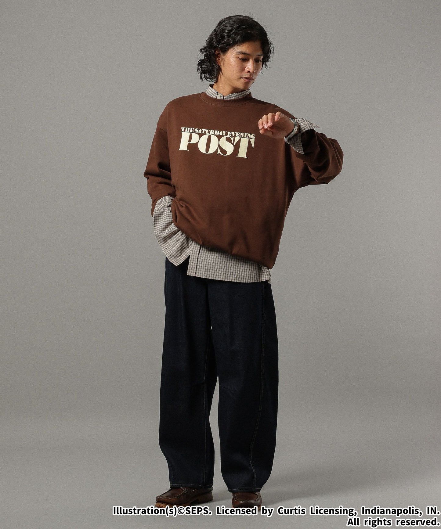 【RAGEBLUE】THE SATURDAY EVENING POST聯名印花大學T