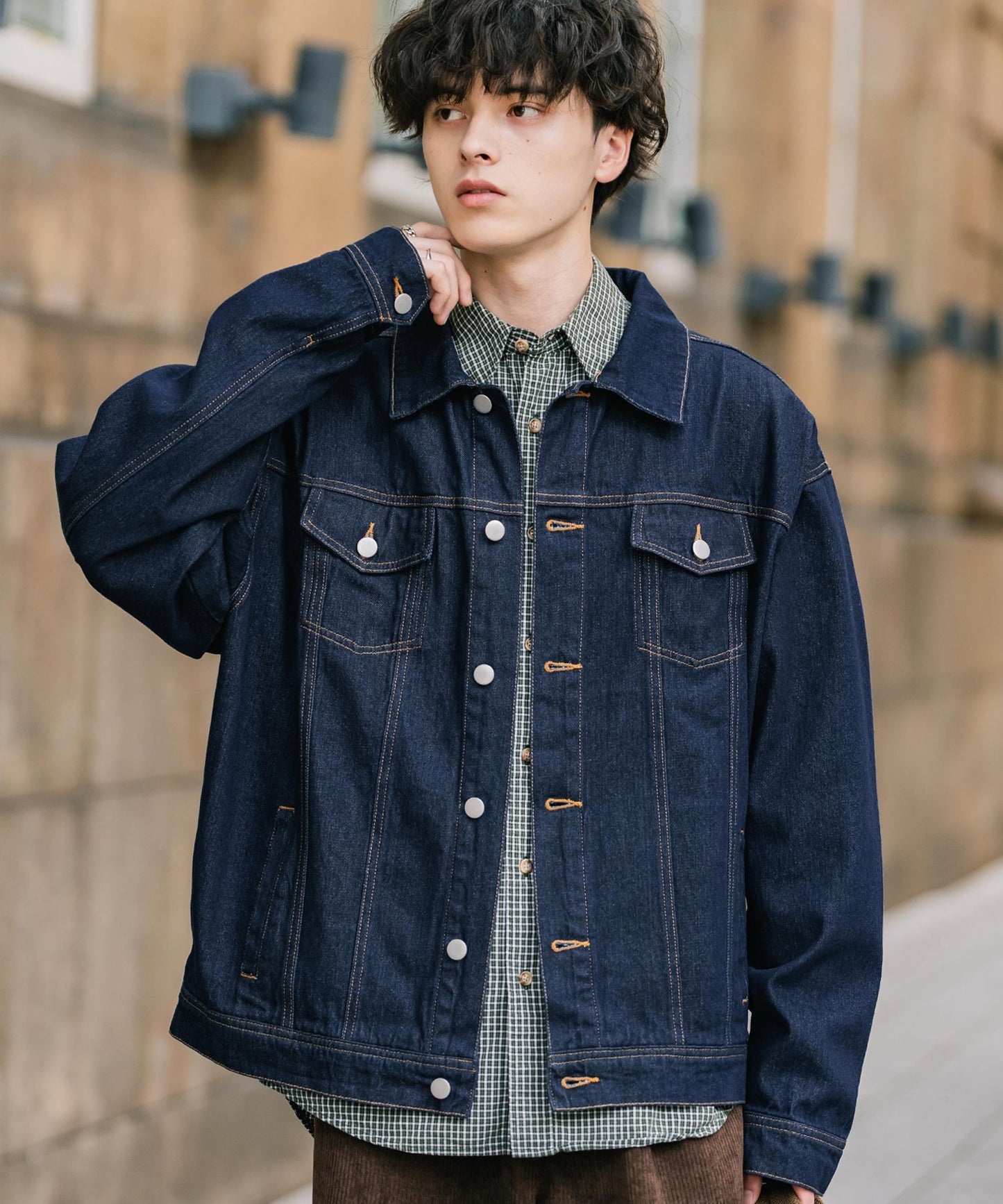 【Rocky Monroe】復古感寬鬆版 3rd Type 牛仔外套