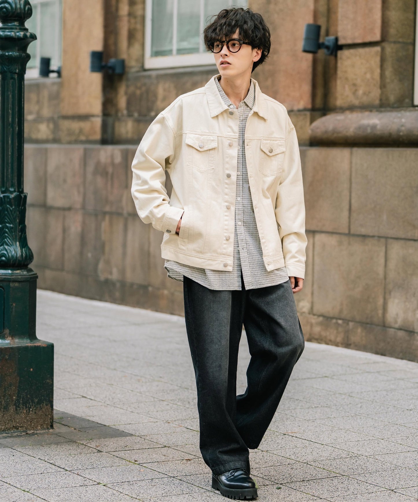 【Rocky Monroe】復古感寬鬆版 3rd Type 牛仔外套