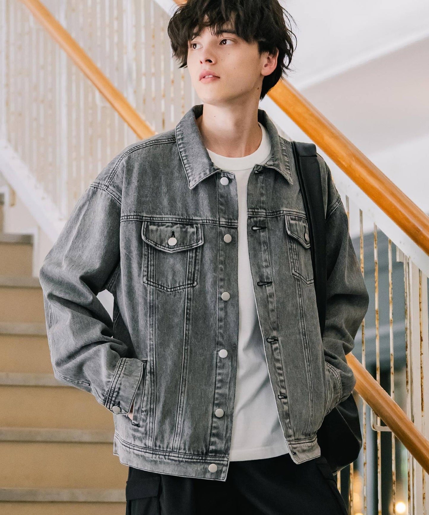 【Rocky Monroe】復古感寬鬆版 3rd Type 牛仔外套