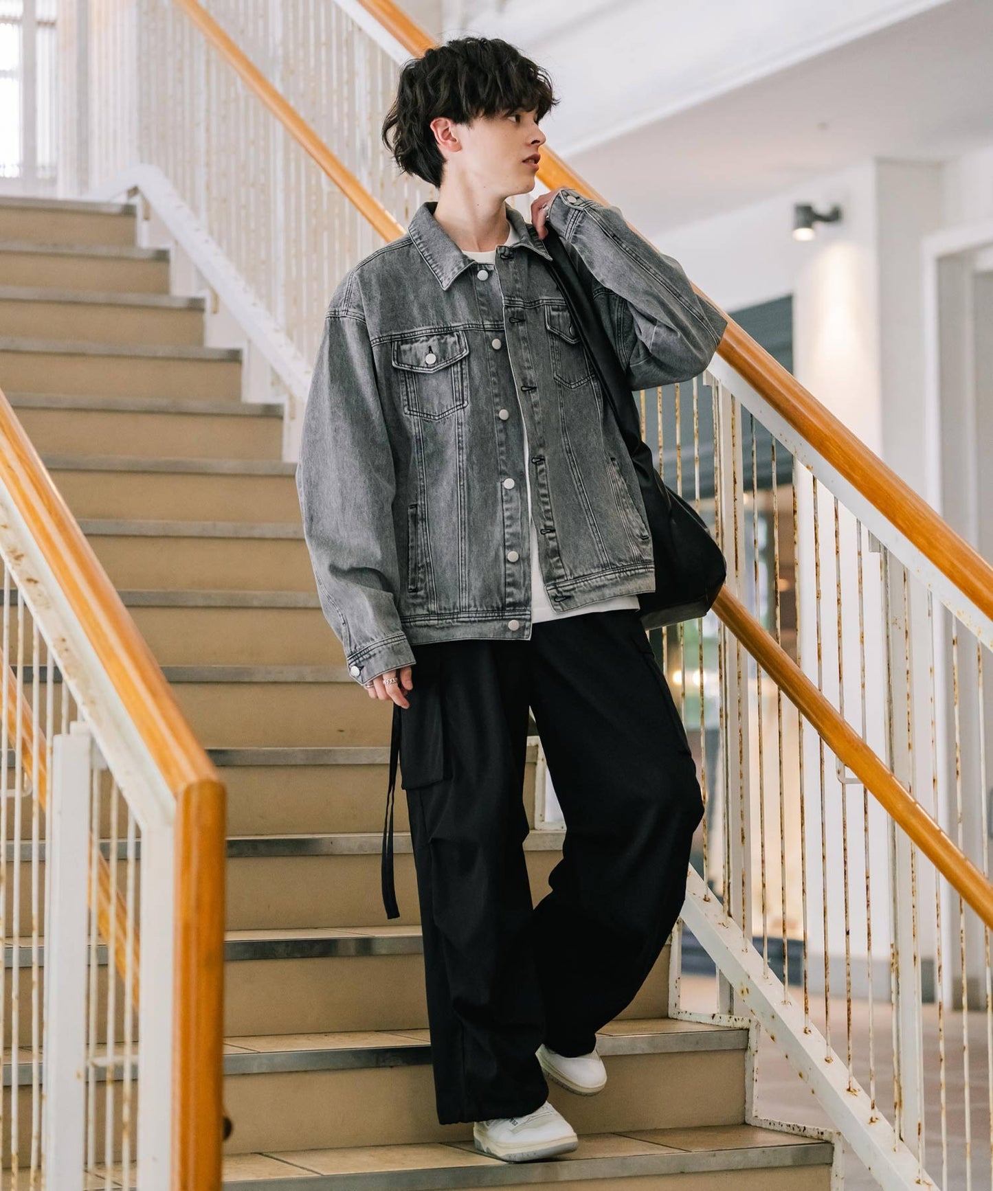 【Rocky Monroe】復古感寬鬆版 3rd Type 牛仔外套