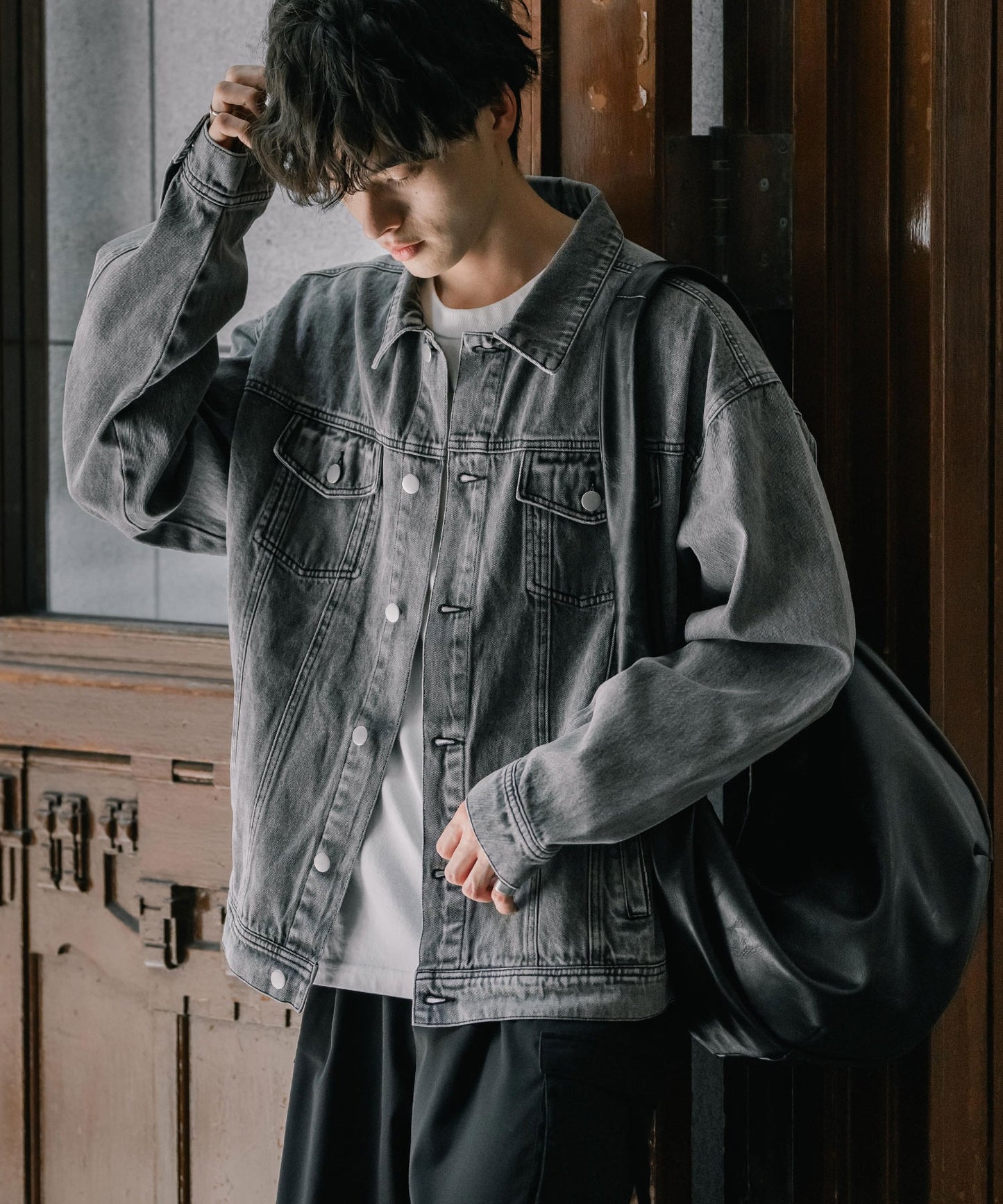 【Rocky Monroe】復古感寬鬆版 3rd Type 牛仔外套