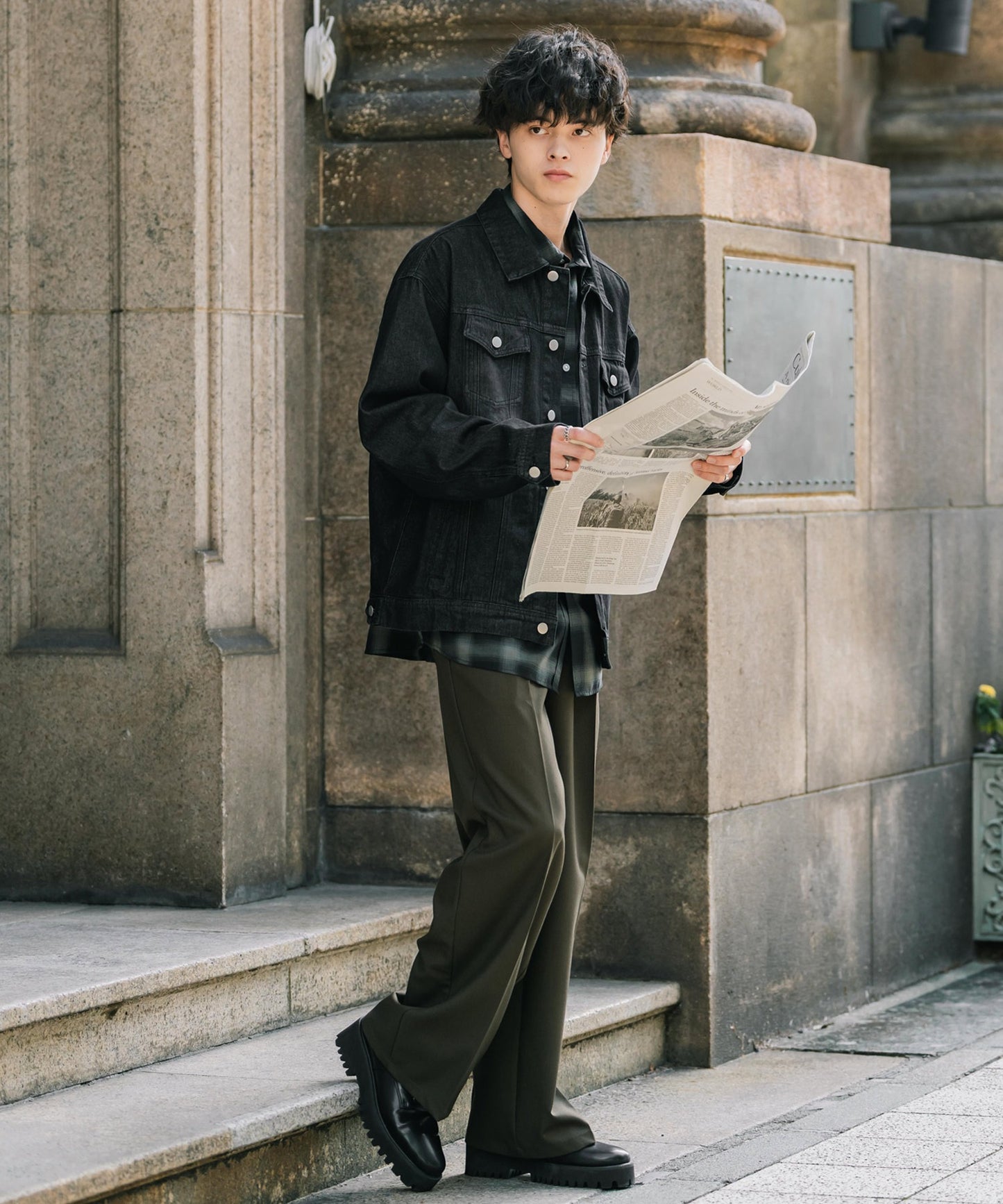 【Rocky Monroe】復古感寬鬆版 3rd Type 牛仔外套