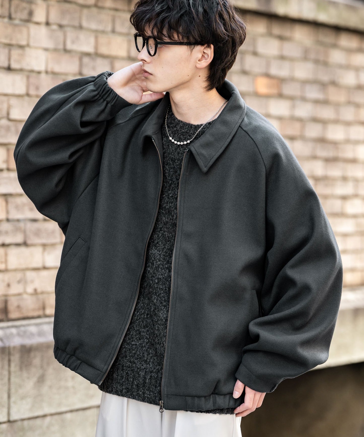 【Rocky Monroe】oversize質感寬版蝙蝠袖外套