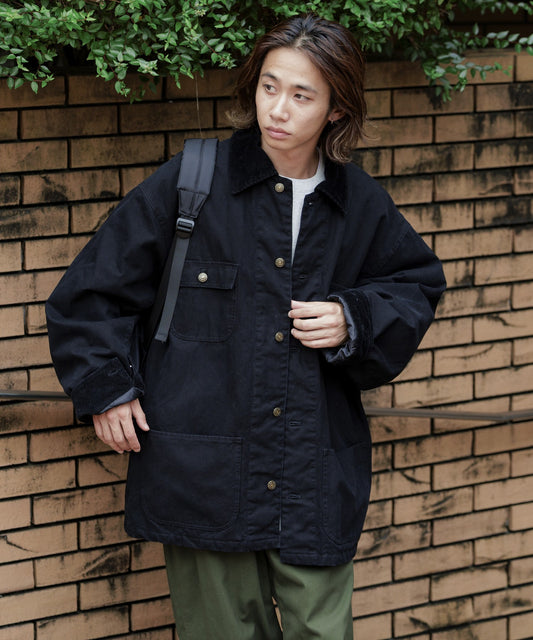 【FREAK’S STORE】燈芯絨拼接寬鬆版型 Duck工裝外套 夾克 日本預購