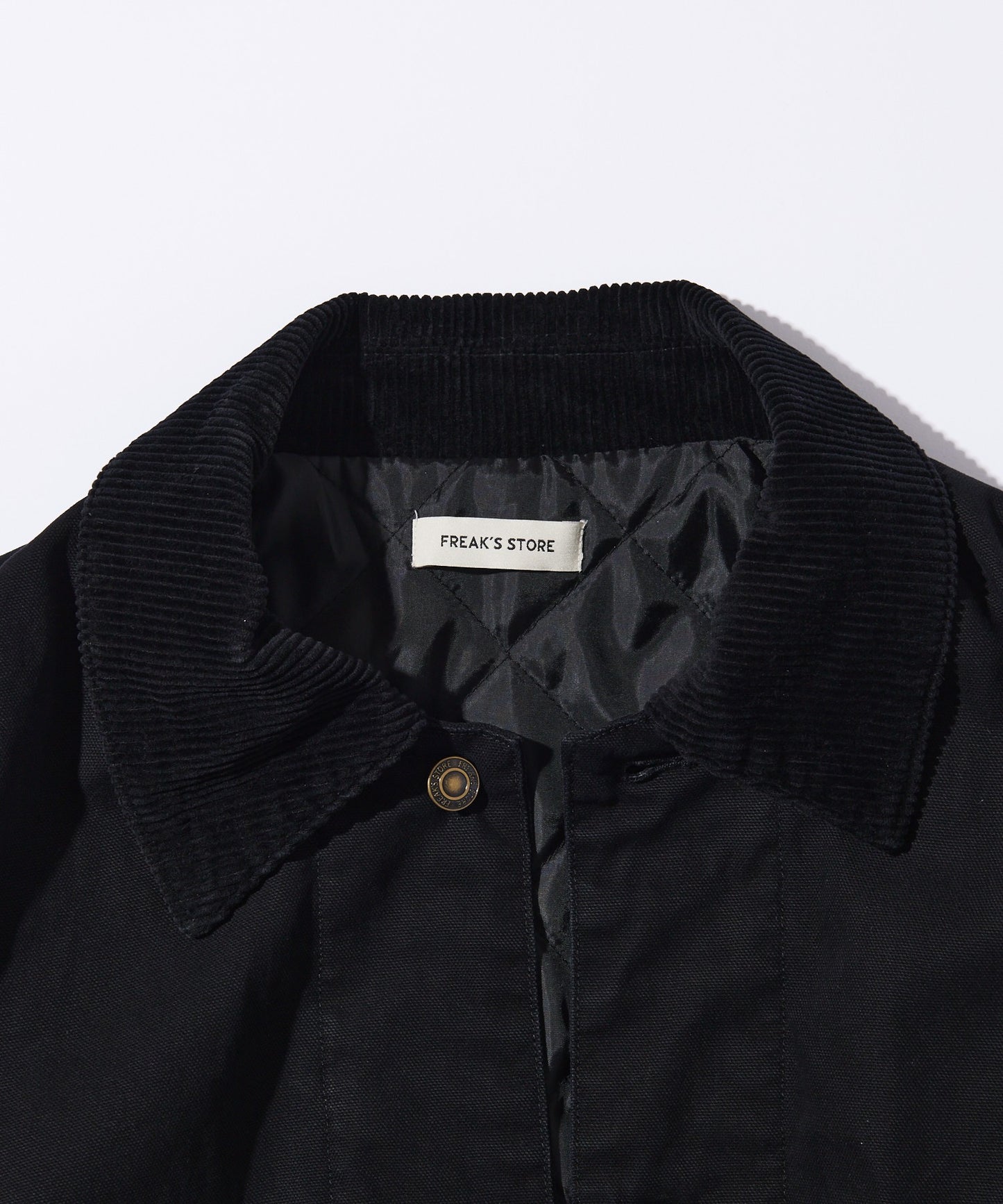 【FREAK’S STORE】燈芯絨拼接寬鬆版型  Duck工裝外套 夾克