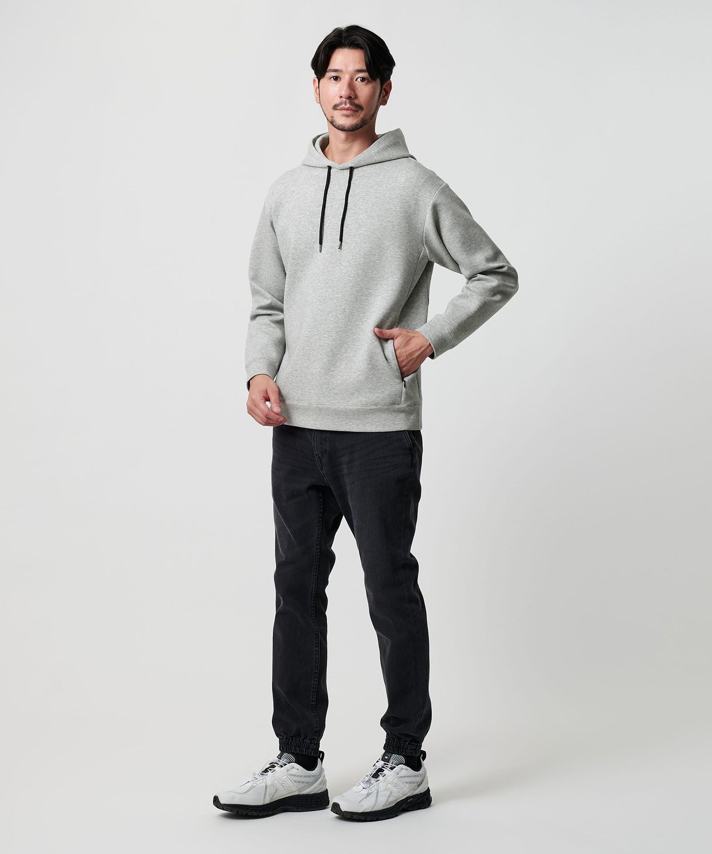 【BEAUTY&YOUTH】WARDROBE SMART系列 雙層針織連帽上衣