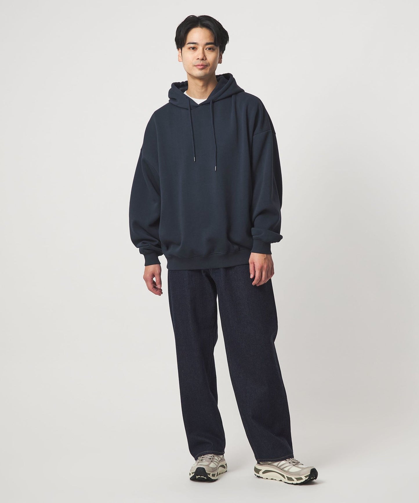 【GLR】厚磅寬鬆內刷毛連帽T恤