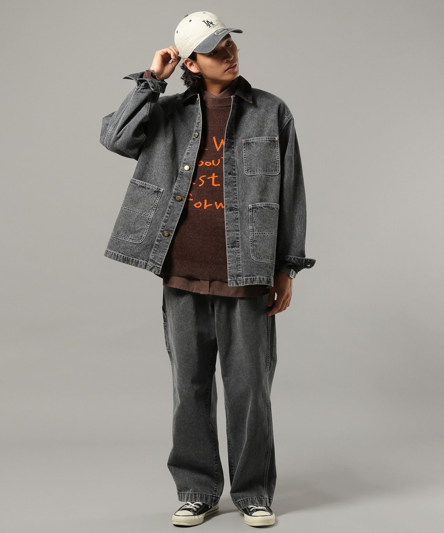 【RAGEBLUE】 復古質感丹寧 × 厚棉帆布工作外套