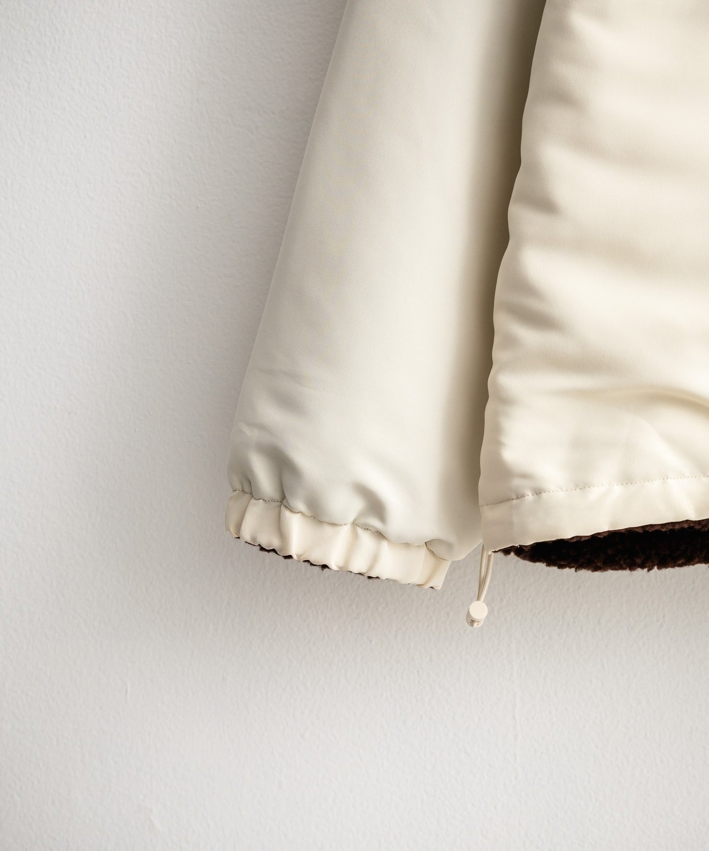 【Rocky Monroe】雙面設計 寬鬆版立領長毛絨外套