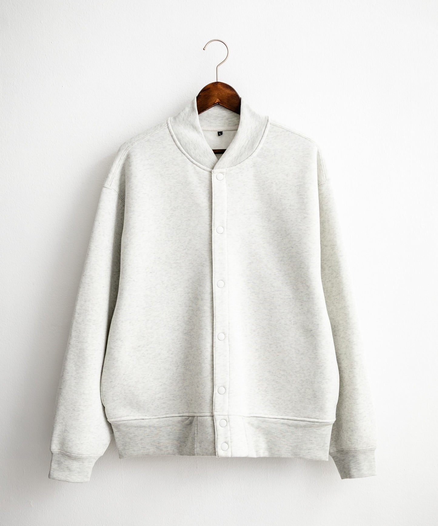 【Rocky Monroe】厚磅內刷毛寬版按扣開襟外套