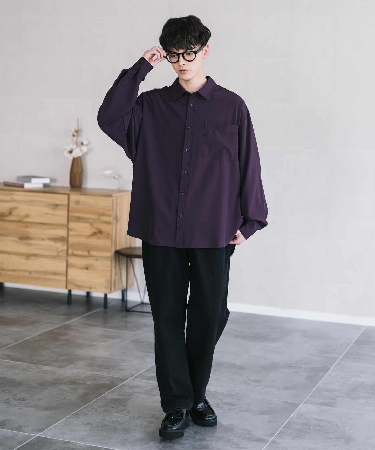 【Rocky Monroe】極簡親膚彈性標準領襯衫