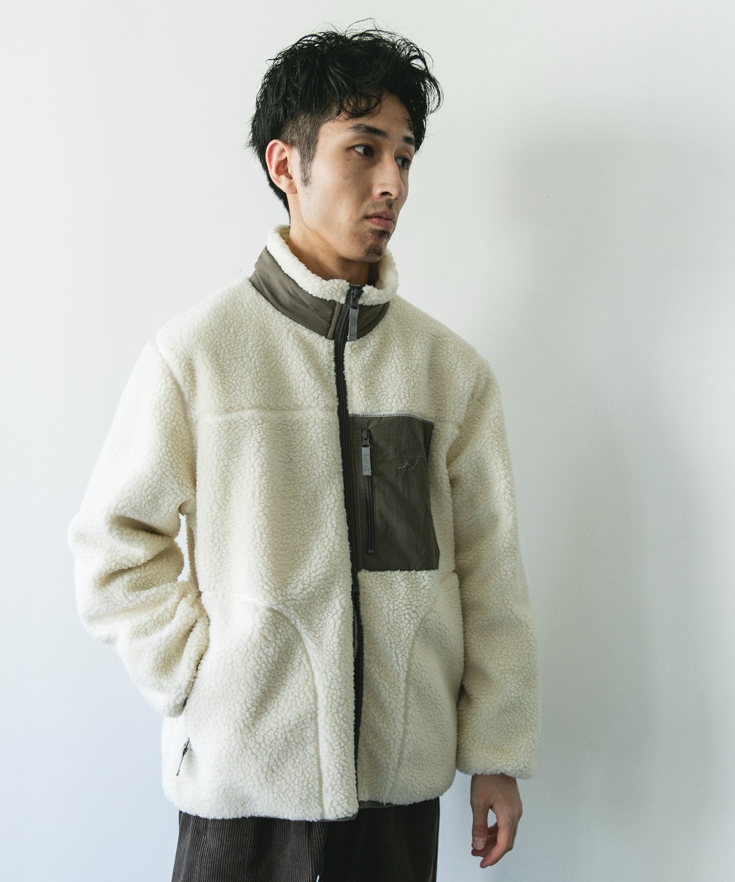 【URD】防風絨毛立領拉鍊外套