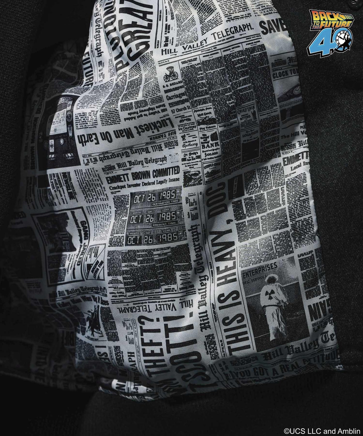 【niko and...】回到未來聯名款 刺繡棒球外套