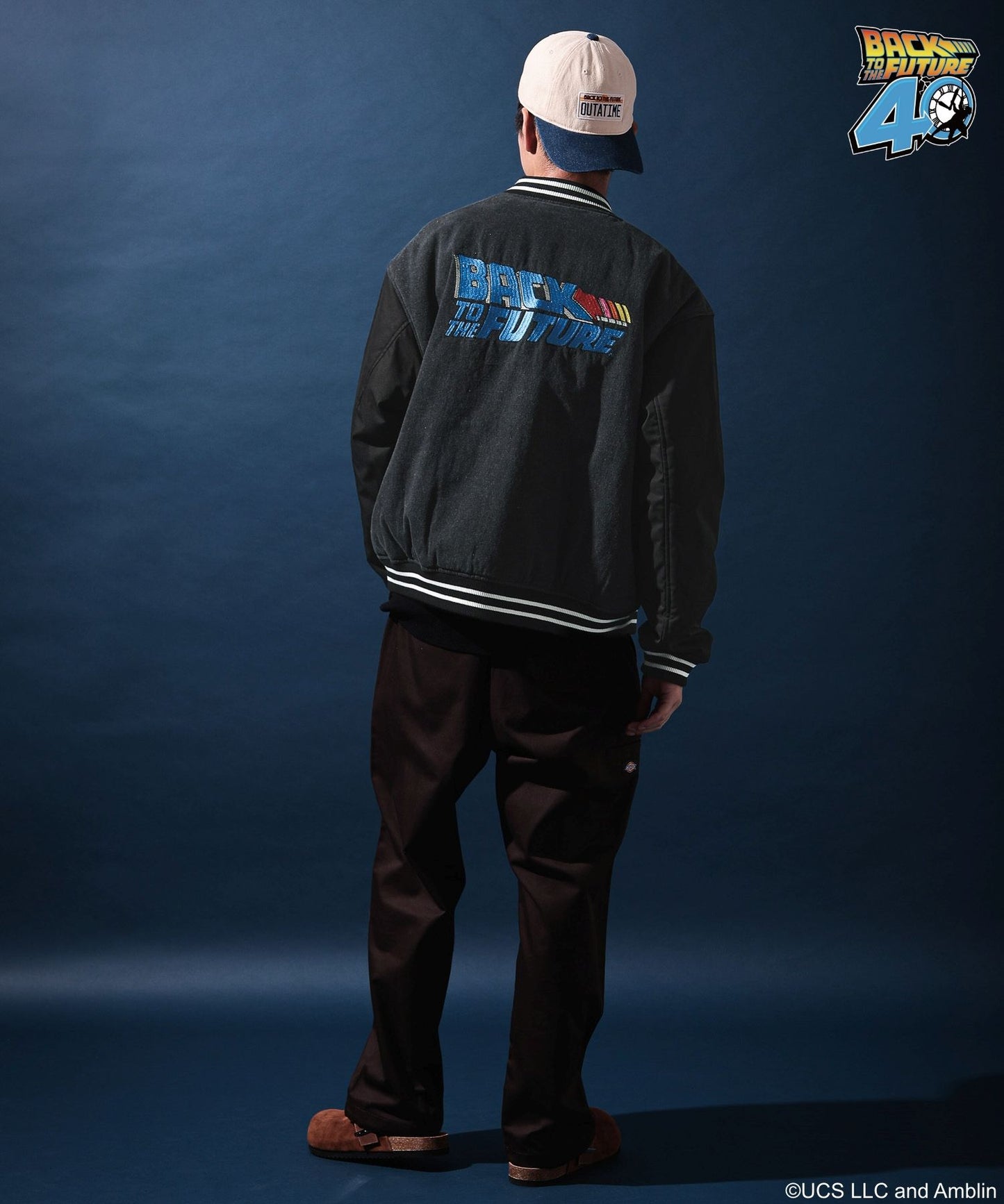 【niko and...】回到未來聯名款 刺繡棒球外套