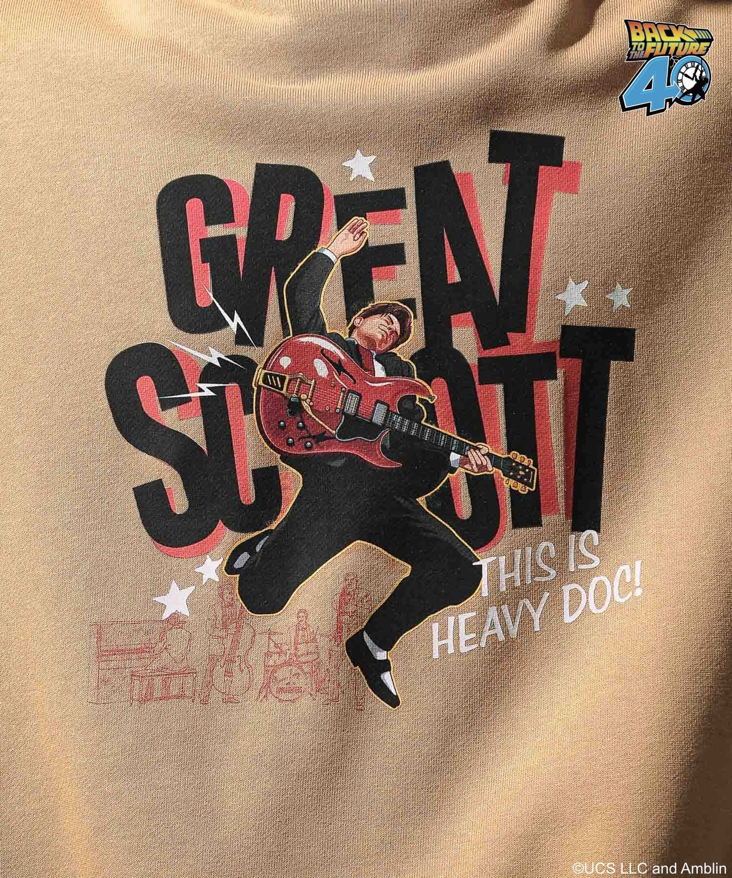 【niko and...】回到未來聯名款 長袖印花大學T