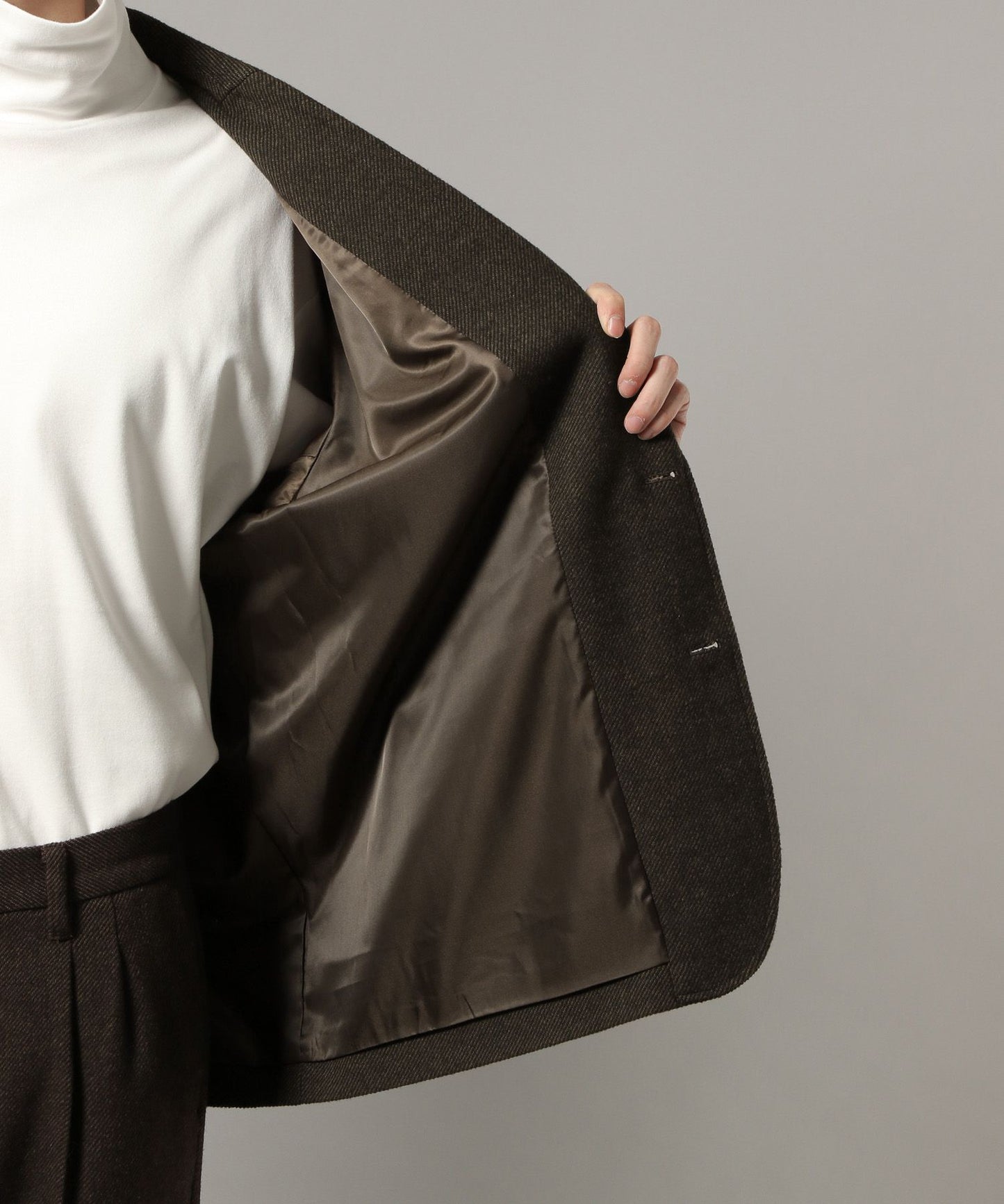 【RAGEBLUE】 質感羊毛混紡單排釦西裝外套