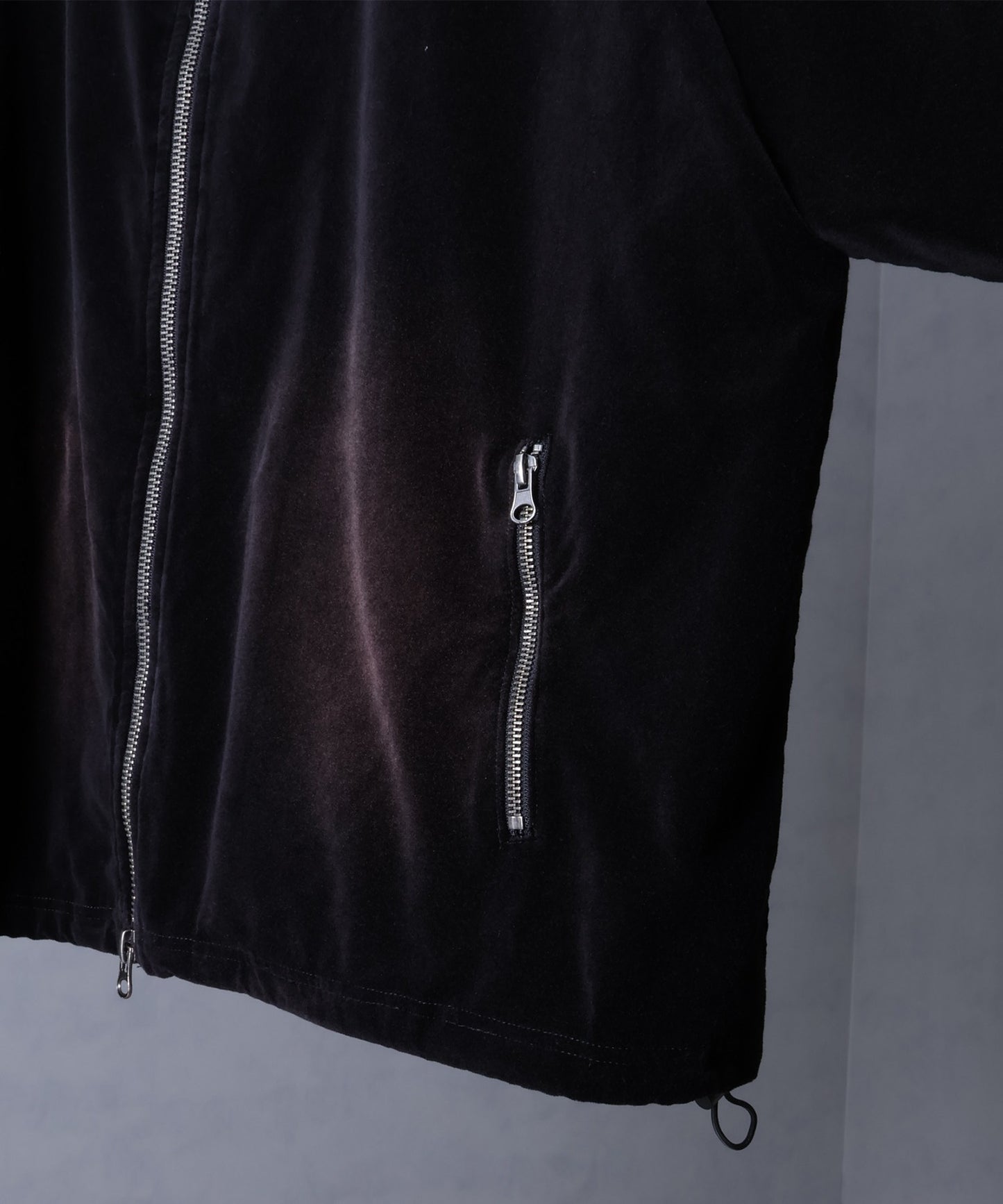 【Art re A】welise 復古天鵝絨質感寬鬆版運動夾克