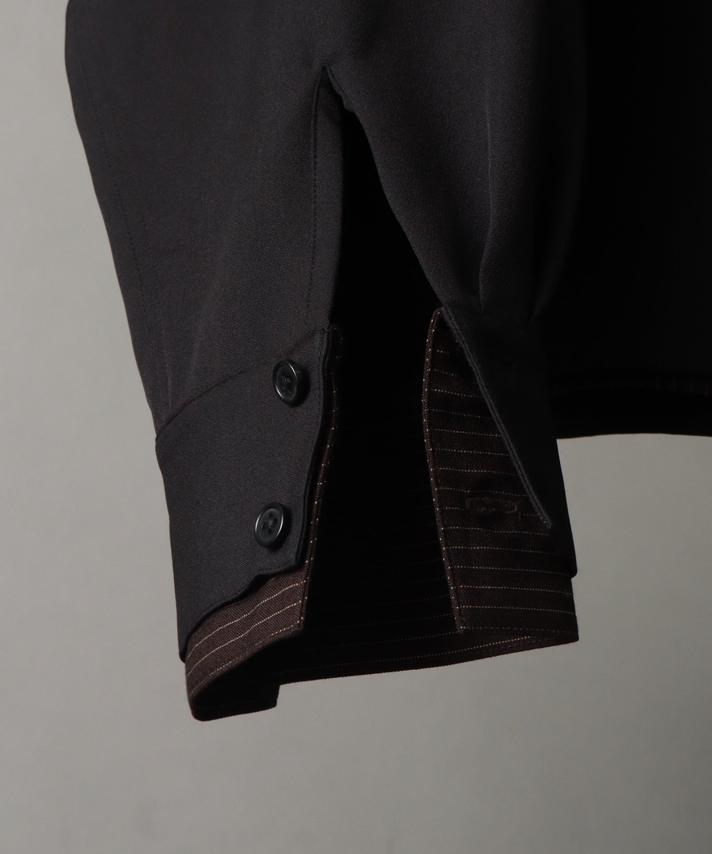 【Art re A】welise 垂墜感拼接條紋假兩件襯衫